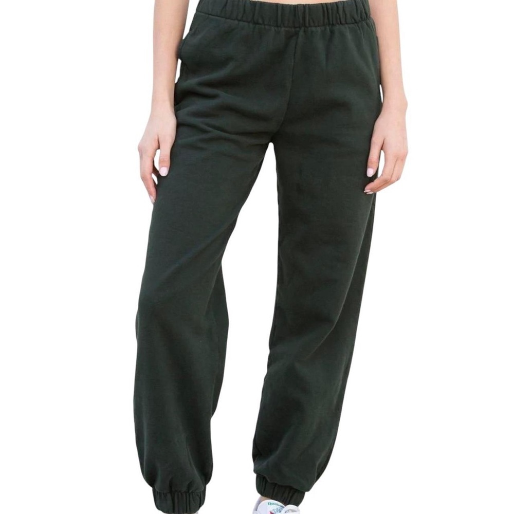 Brandy Melville Green Sweatpants